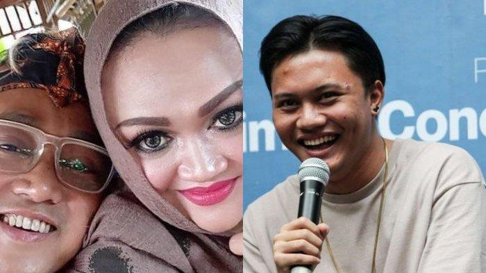 Kolase foto Teddy Pardiyana, Lina Jubaedah, dan Rizky Febian.