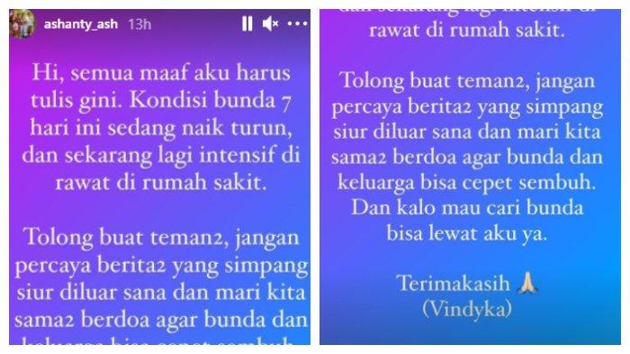 Unggahan asisten Ashanty