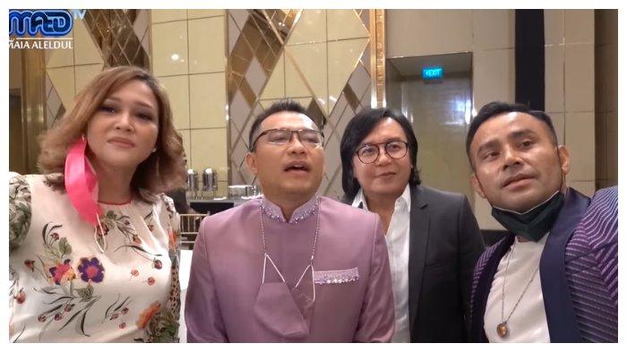Maia Estianty, Anang Hermansyah, Ari Lasso, Judika di acara lamaran Aurel Hermansyah dan Atta Halilintar.
