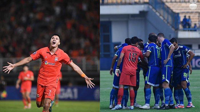 Top skor sementara Liga 1 2022 milik Borneo FC (kiri) dan skuad Persib Bandung (kanan) pada postingan Instagram @matheuspato9 @persib. Pemain yang terbuang dari Persib Bandung justru catatkan efektivitas yang lebih baik ketimbang top skor sementara Liga 1 2022, Matheus Pato.