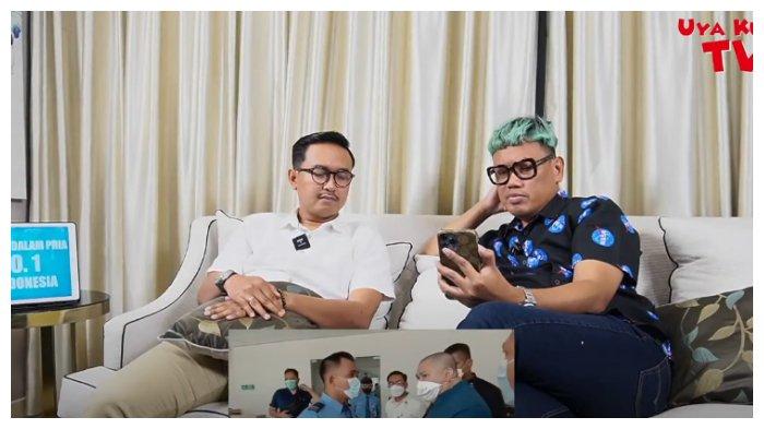 Uya Kuya saat melihat video Razman Nasution mengamuk di bandara, Senin (25/7/2022). Uya Kuya menyoroti Razman Nasution yang mengaku jadi jubir Jokowi-Ma'ruf.