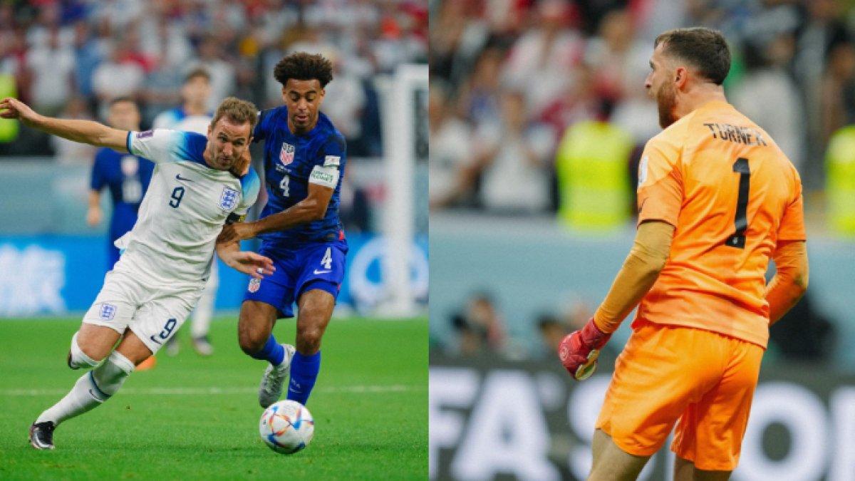Cuplikan laga Timnas Inggris Vs Amerika Serikat (kiri) dan sosok kiper Timnas Amerika Serikat, Matt Tunner (kanan).