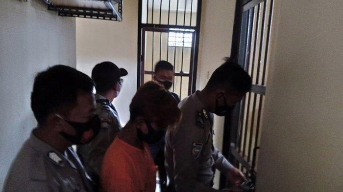 Pelaku asusila pada Anak di Bawah Umur di Mapolsek Sekincau.