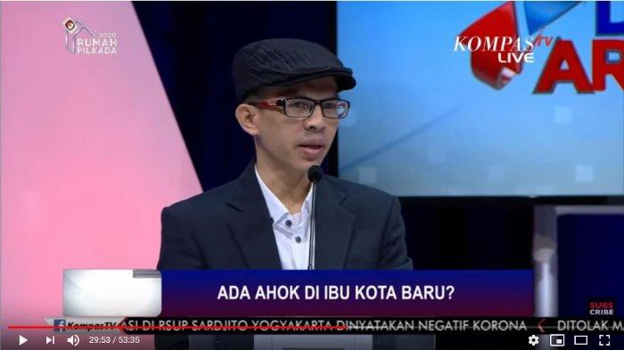 Pengamat Politik Ujang Komarudin dalam saluran YouTube Kompas TV, Senin (9/3/2020).