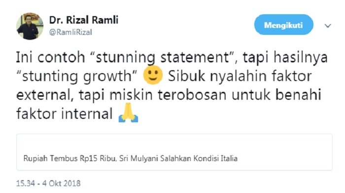 Cuitan Rizal Ramli