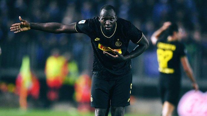 Romelu Lukaku buat Inter Milan menangkan laga serie A dengan skor 2-1 atas Brescia, Selasa (29/10/2019).