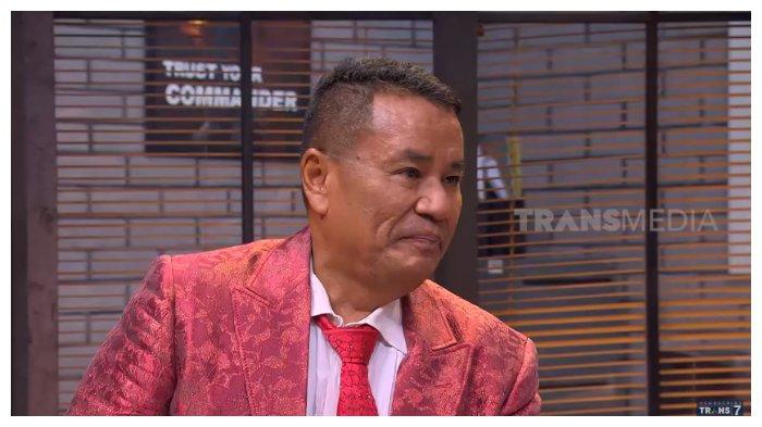 Pengacara Hotman Paris Hutapea dalam acara Lapor Pak Trans7, Selasa (20/9/2022). Hotman Paris tak berkutik disindir Ayu Ting Ting.