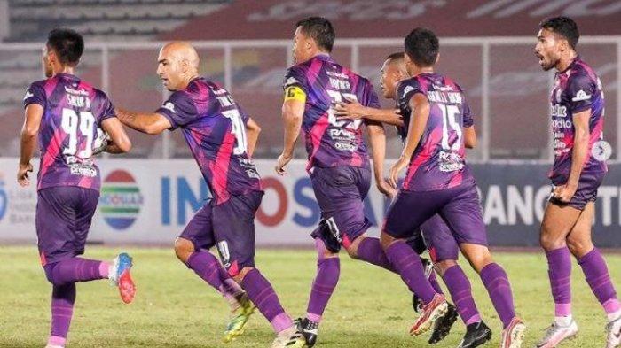 Skuad RANS Cilegon FC pada postingan akun Instagram @rans.cilegonfc.official, Jumat (26/10/2021).