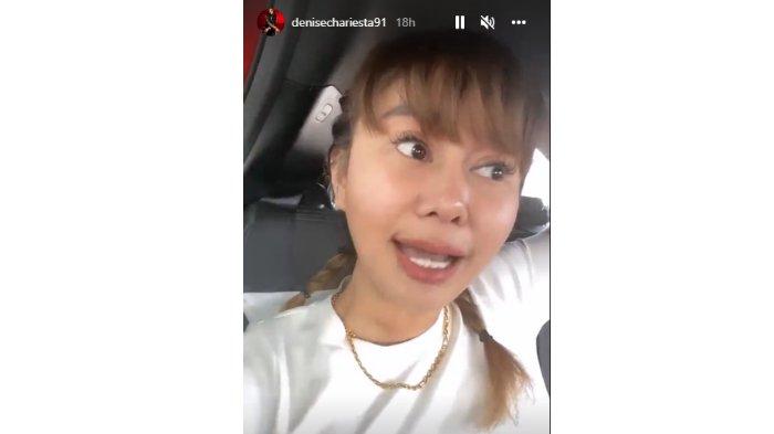 Tangkapan layar insta story akun Instagram Denise Chariesta, Selasa (23/8/2022). Denise Chariesta mengejek Razman Nasution yang kini terancam dilaporkan Acong Latif ke penjara.