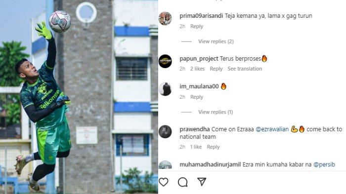 Kembalinya Ezra Walian dan Teja Paku Alam ke sesi latihan Persib Bandung buat Bobotoh sumringah.