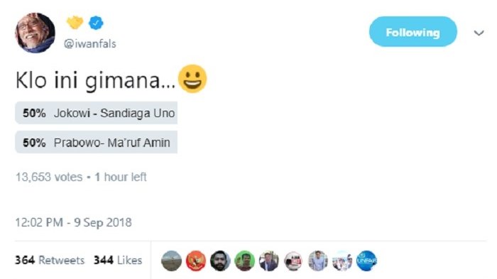 Tweet Iwan Fals