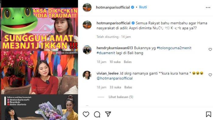 Hotman Paris komentari perilaku Razman Nasution pada Minggu (31/7/2022).