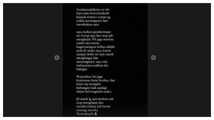 Melalui akun Instagram pribadinya @ririe_fairus pada Rabu (3/3/2021), Ririe Fairus menanggapi hal tersebut.