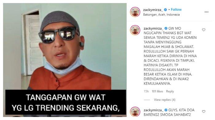 Ustaz Zacky Mirza angkat bicara soal kasus perselingkuhan Nissa Sabyan dan Ayus.