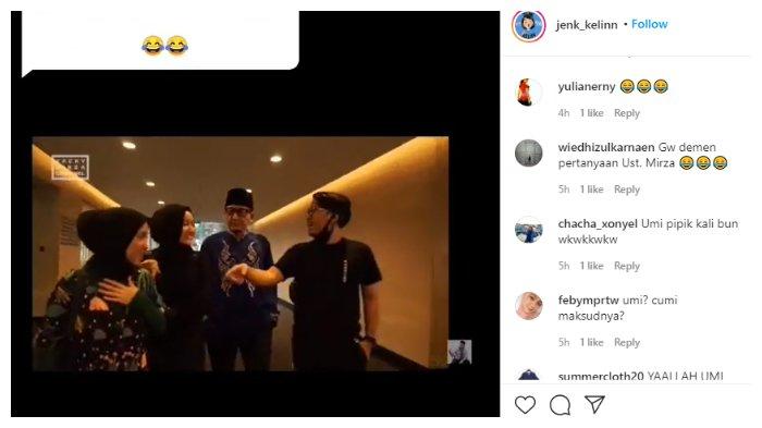 Video Ayus panggil Nissa Sabyan dengan sebutan Umi di hadapan Ustaz Zacky Mirza.