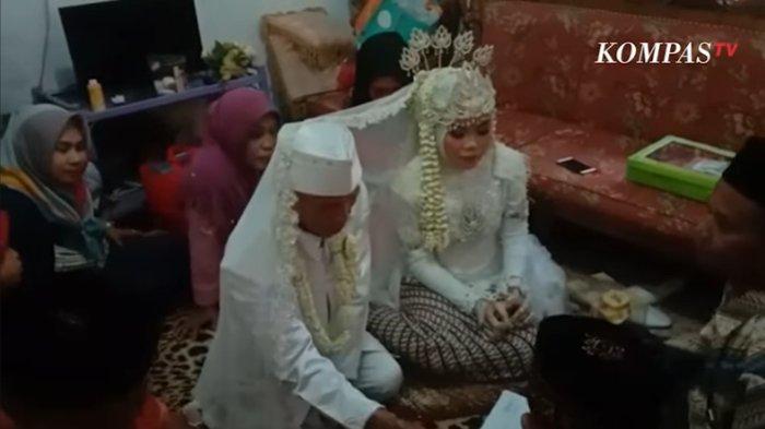 Viral pernikahan Abah Sarna (78) dengan Noni (17) di Subang, Jawa Barat, ditayangkan Sabtu (24/10/2020).